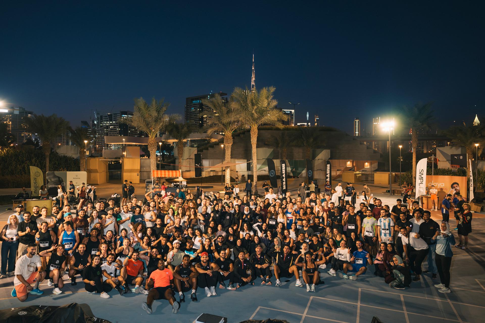 LFG Dubai running club — 1000+ members weekly group run